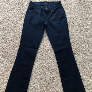 Loft Curvy Sexy Boot jeans size 0